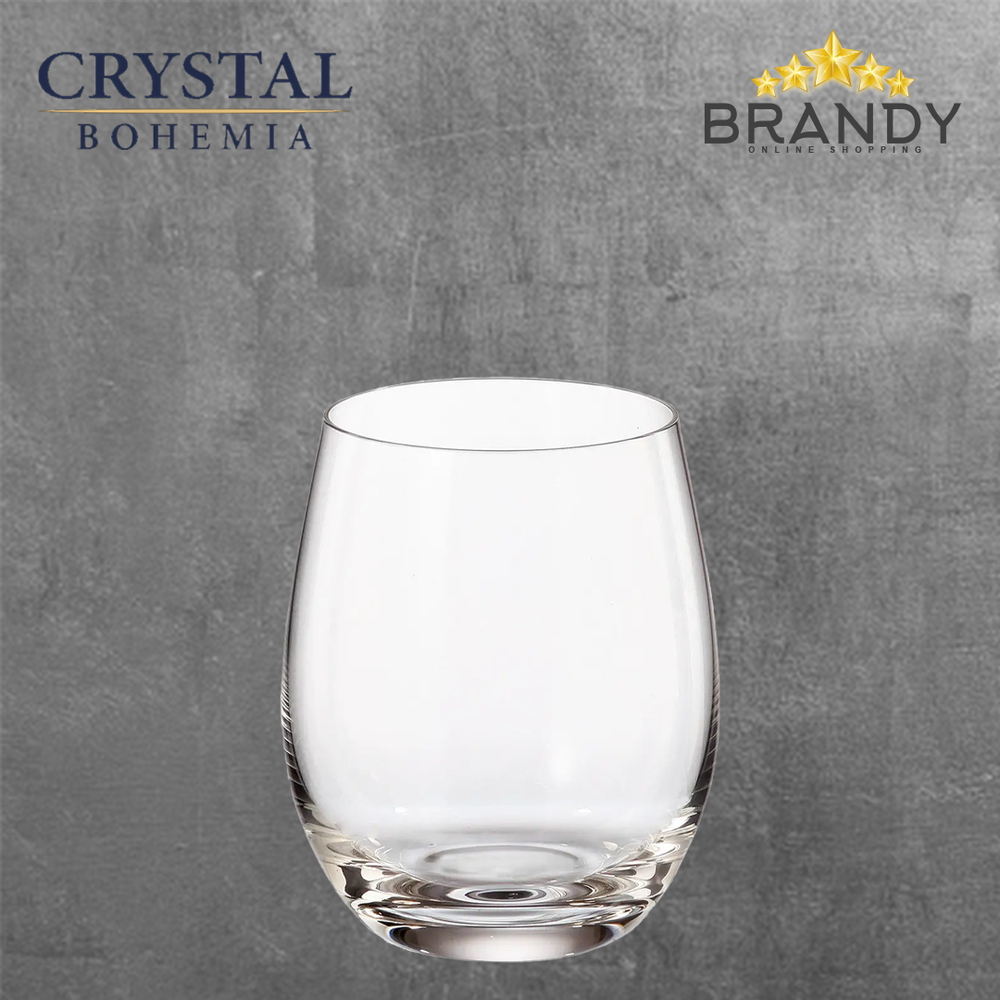 Mergus Short Cups Set 6pcs, Crystal Glass, 410ml