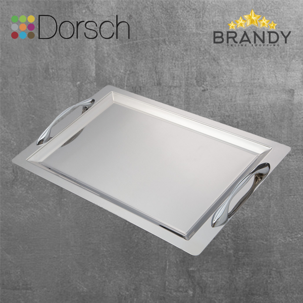 Serene Silver Serving Tray