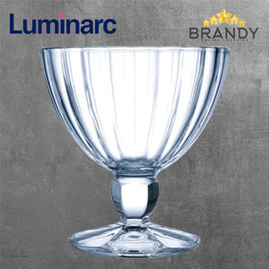 Quadro Ice Cream Bowls Set 6pcs, Opal Glass, 300ml