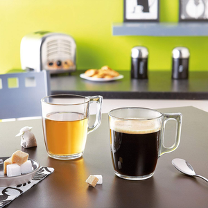 Nuevo Set 6 Glass Mugs 25cl
