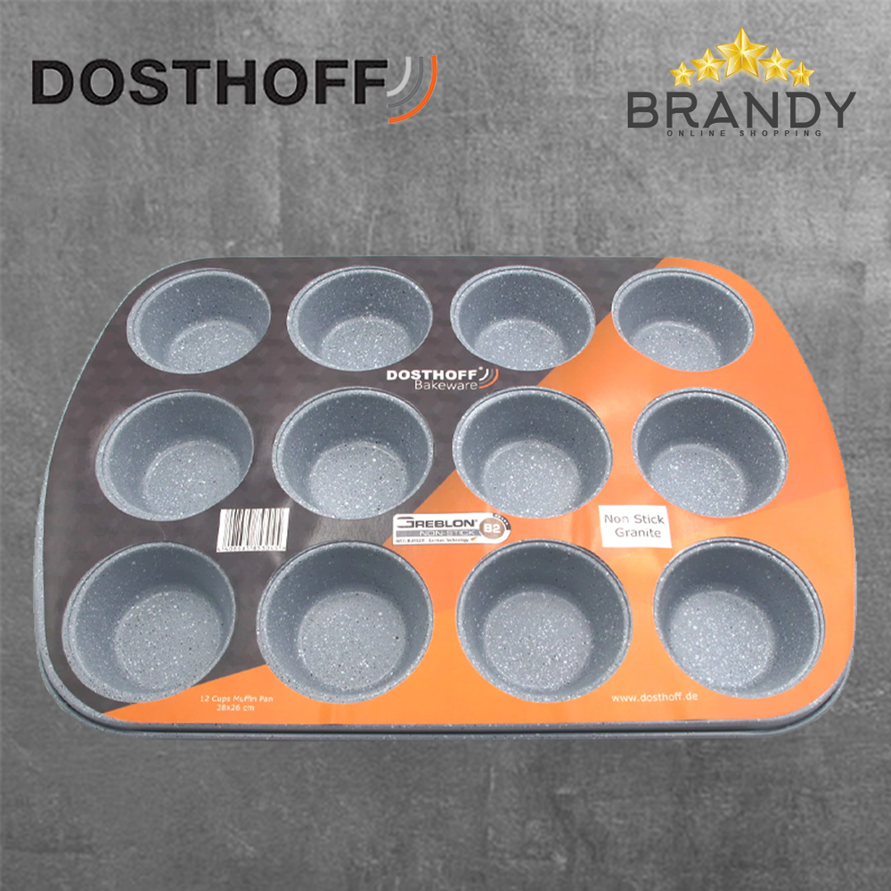 Granite Muffin Pan 12 Cups Non-Stick