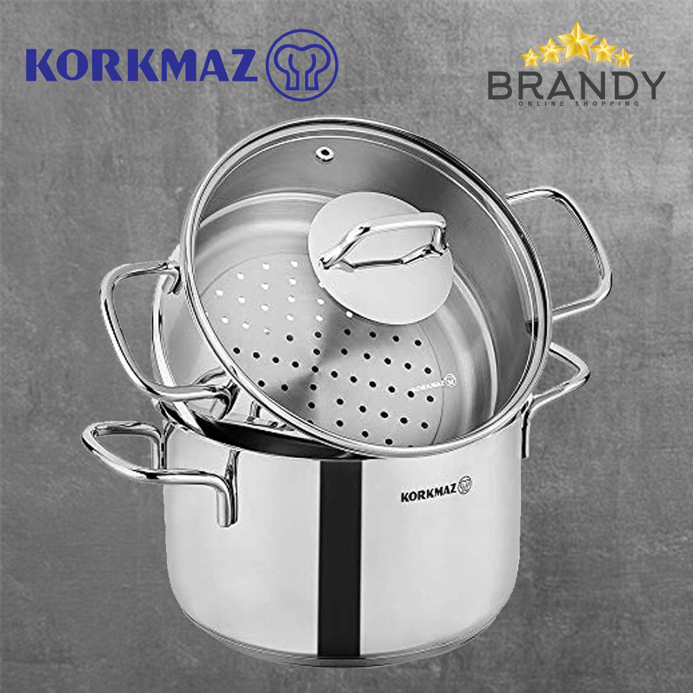 Perla Stainless Steel Steamer Set