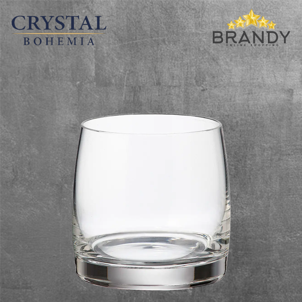 Short Crystal Glass Cups Set 6pcs