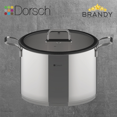 Steel Pro Stock Pot - Stainless Steel, Multi-Hob Compatible