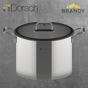 Steel Pro Stock Pot - Stainless Steel, Multi-Hob Compatible