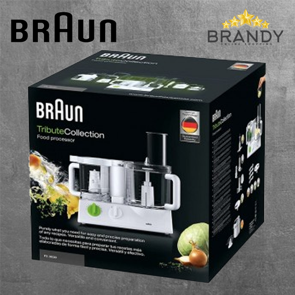 Food Processor FX3030WH with 15 Speeds and Attachments
