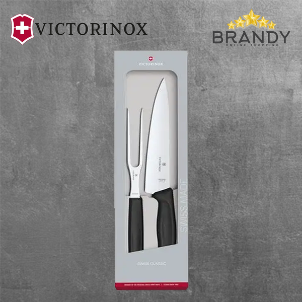 Victorinox Carving Set 2pcs with Stainless Steel Blade