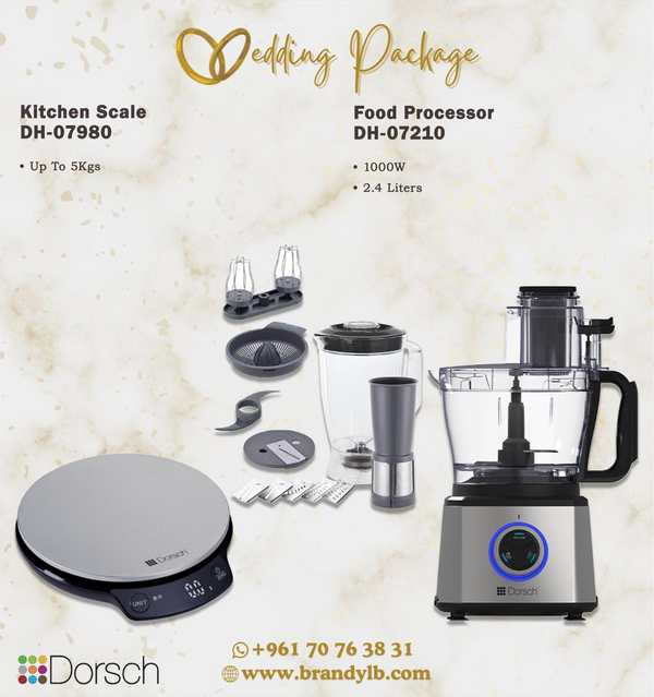 Dorsch Wedding Package + GIFT Luminarc Dinner Set