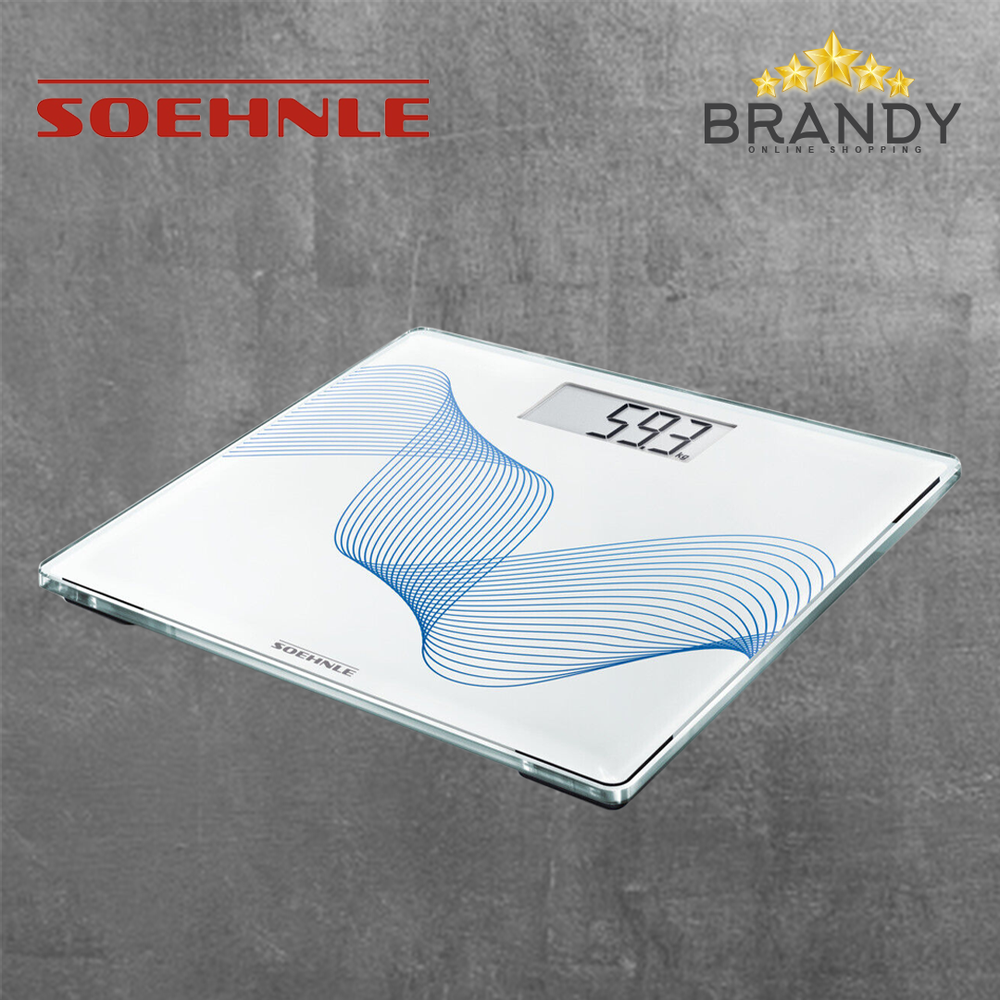 Pure Blue Body Scale 180Kg Capacity LF63847 Digital Glass Platform