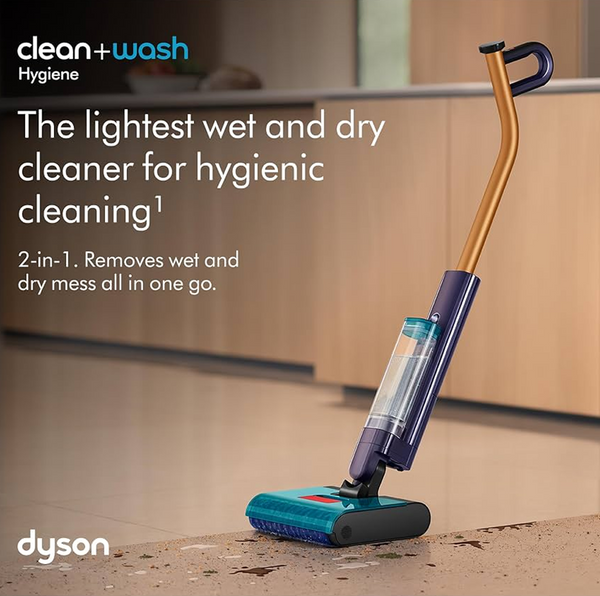 Dyson Clean+ Wash Hygiene Cordless Wet Floor Cleaner Self‑Clean