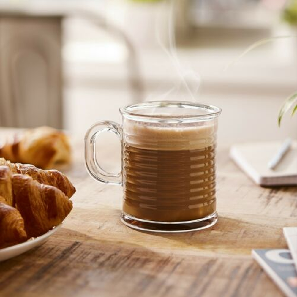 Conserve Moi Set 6 Mugs 25cl - Glass, Microwave Safe