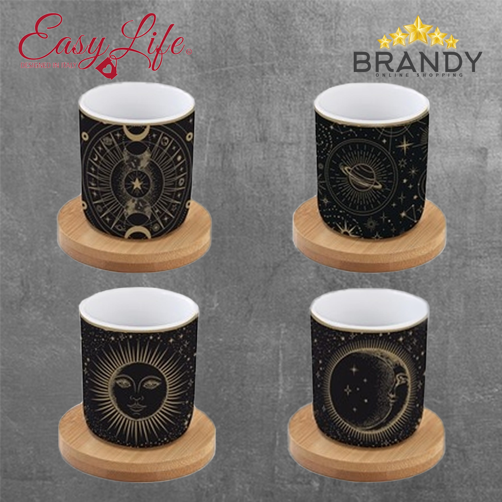 Celestial Espresso Cups Set 4pcs