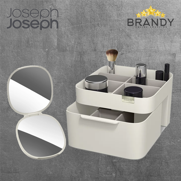 Make Me Up Compact Mirror & Makeup Organizer Set