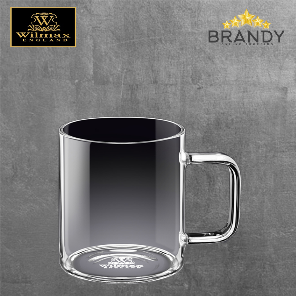 Glass Coffee Cups Set 6pcs, 100ml