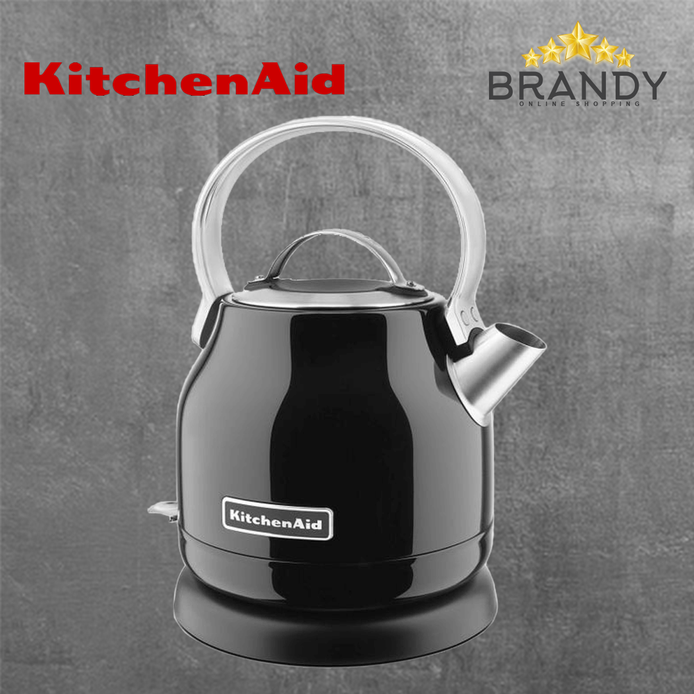 KitchenAid Black Kettle 1.25L with Auto Shut Off