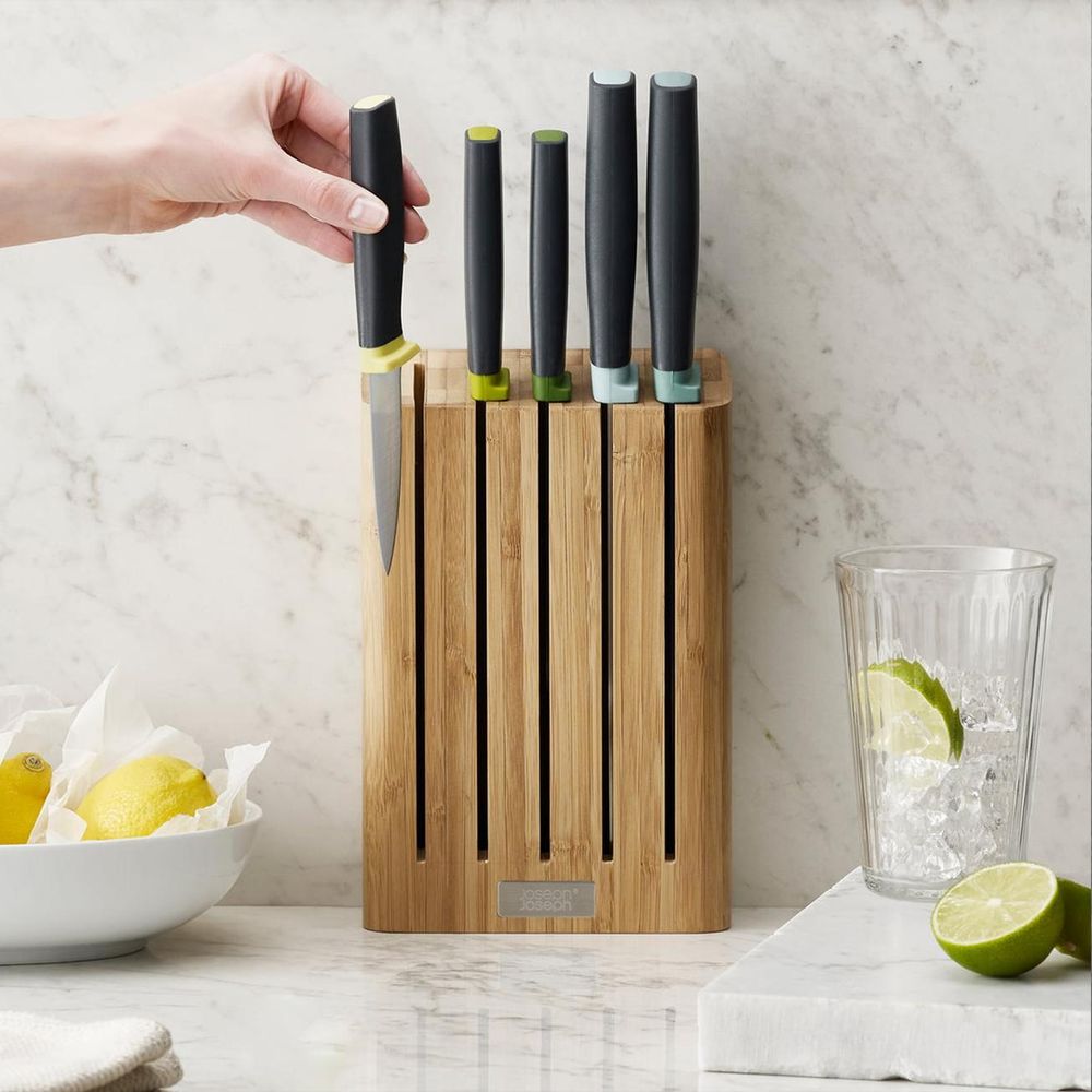 Elevate Knife Set 5pcs With Wooden Stand