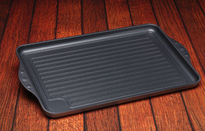 Diamond Double Burner Griddle with Non-Stick Coating
