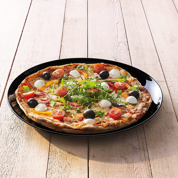 Friend's Time Black Pizza Plate 32cm