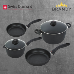 Diamond Cookware Set 6pcs - Non-stick, Easy to Clean