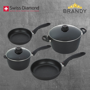 Diamond Cookware Set 6pcs - Non-stick, Easy to Clean