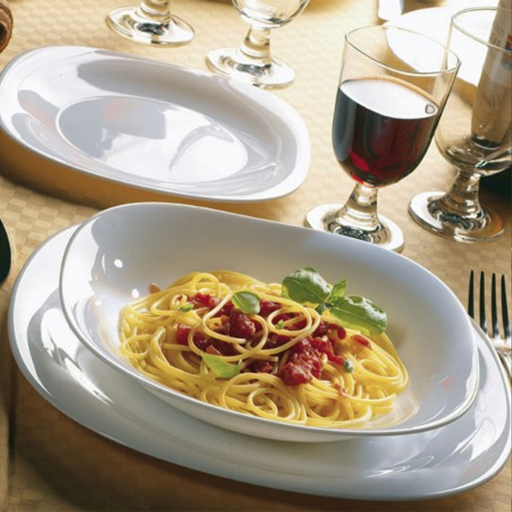 Parma Dinner Set 18pcs Opal Glass Plates