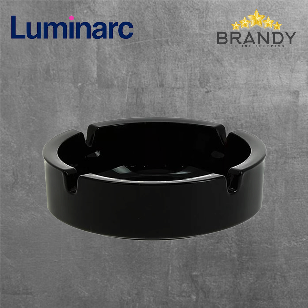 Ashtray Black 11cm Glass