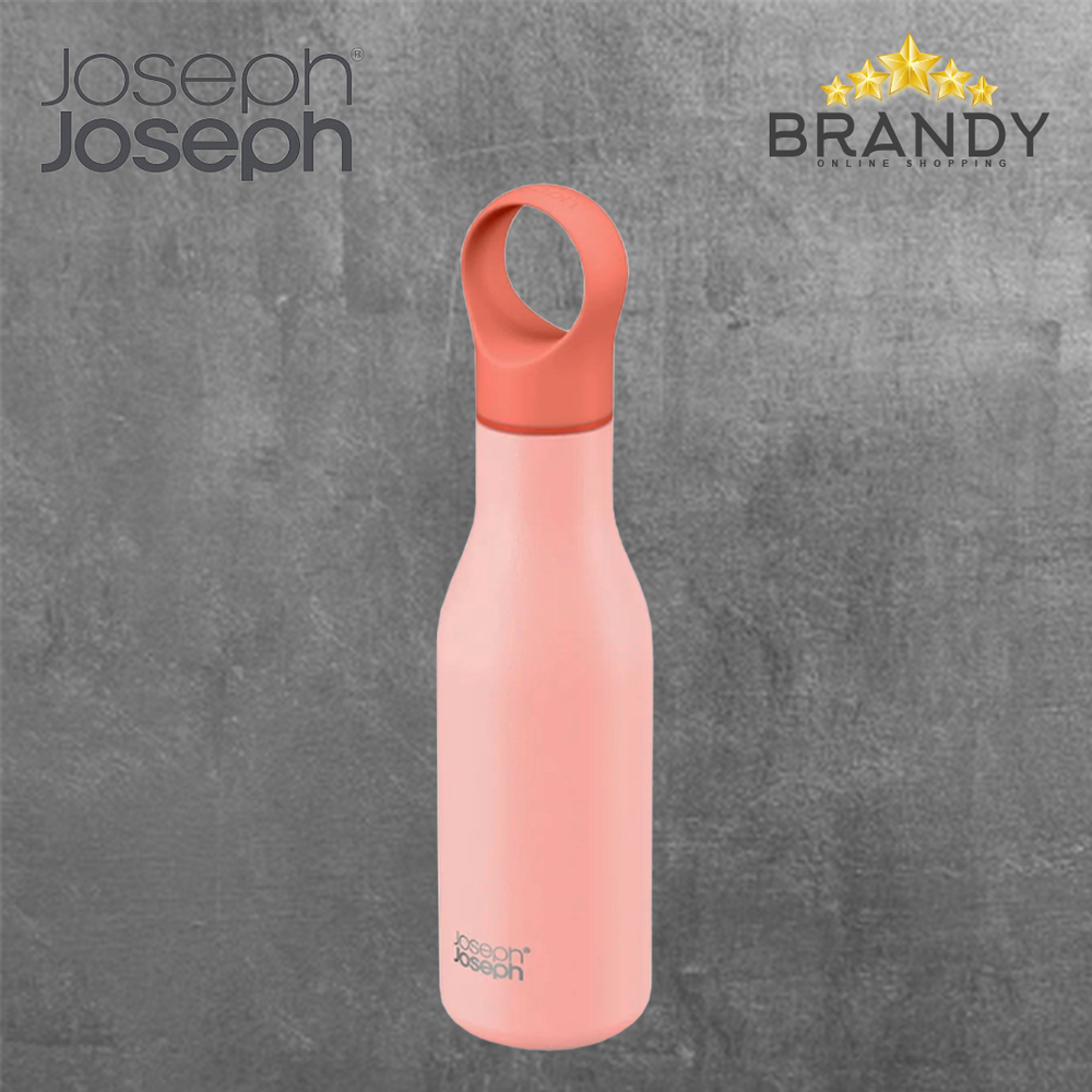 Loop Bottle 500ml Coral - Double Walled Stainless Steel