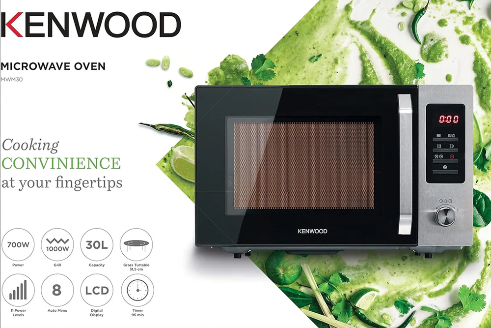 Microwave & Grill MWM30 Black - 30L Stainless Steel