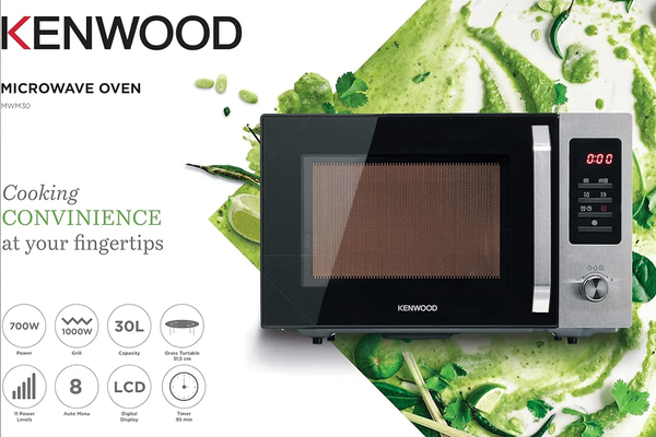Microwave & Grill MWM30 Black - 30L Stainless Steel