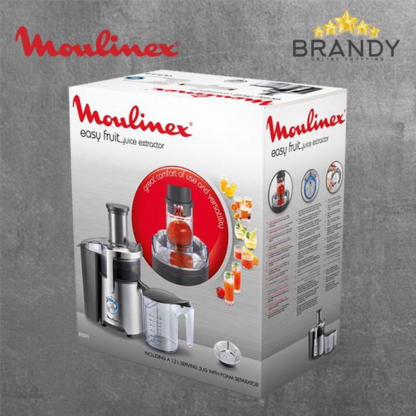 Juicer Easy Fruit JU610D10, 800W, Black & Silver