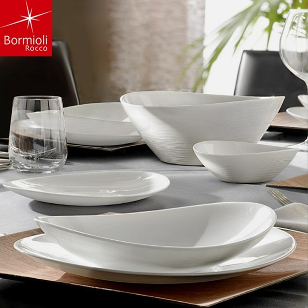 Prometeo Dinner Set 18pcs Opal Glass