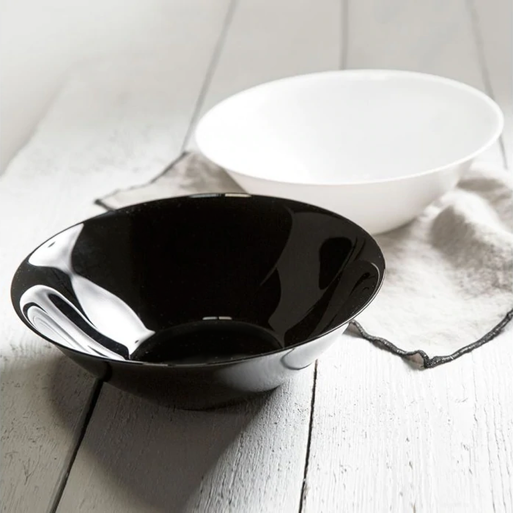 Carine Black Salad Bowl 27cm