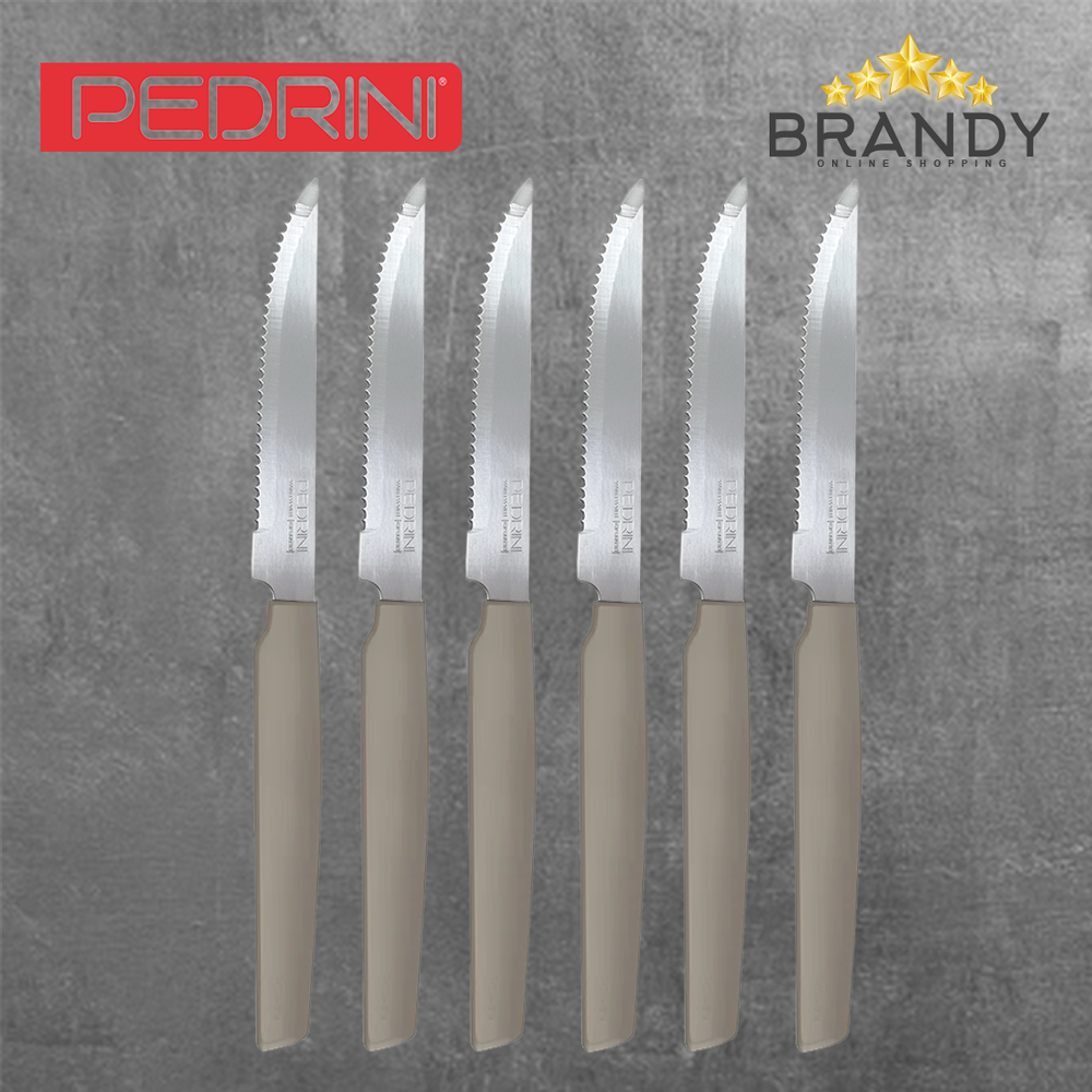 Grey Knives Set 6pcs