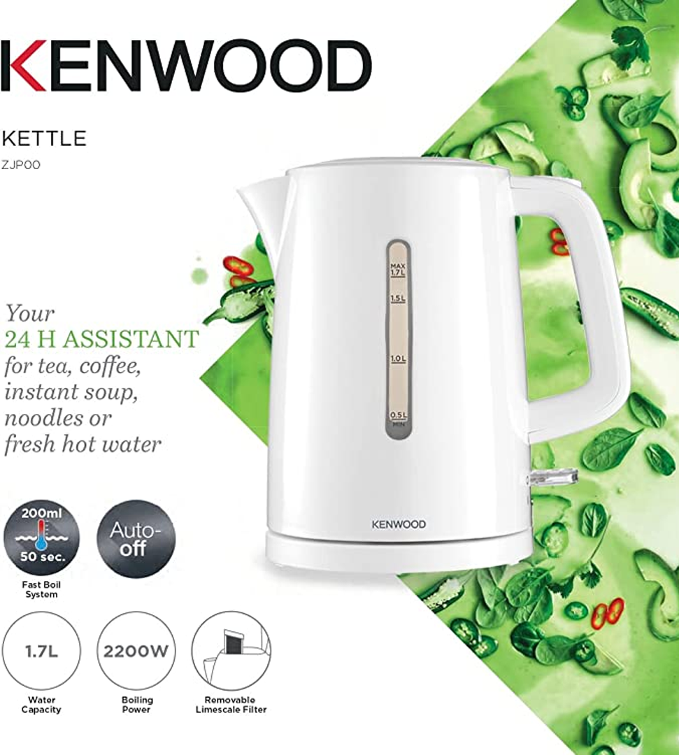Kenwood Kettle White 1.7L ZJP00WH