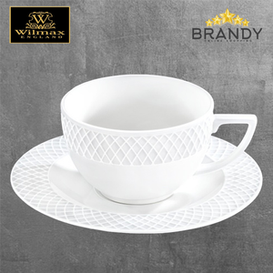 Julia Tea Cups Set 6pcs Porcelain 240ml
