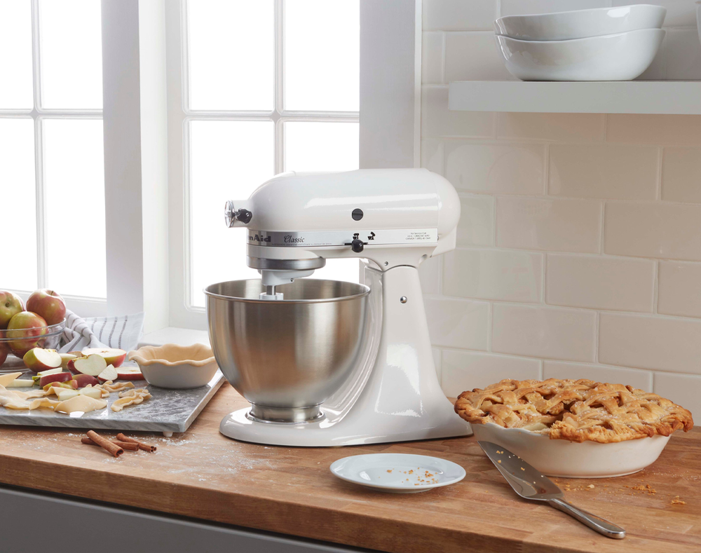 Classic Stand Mixer 4.3L White with 10 Speeds