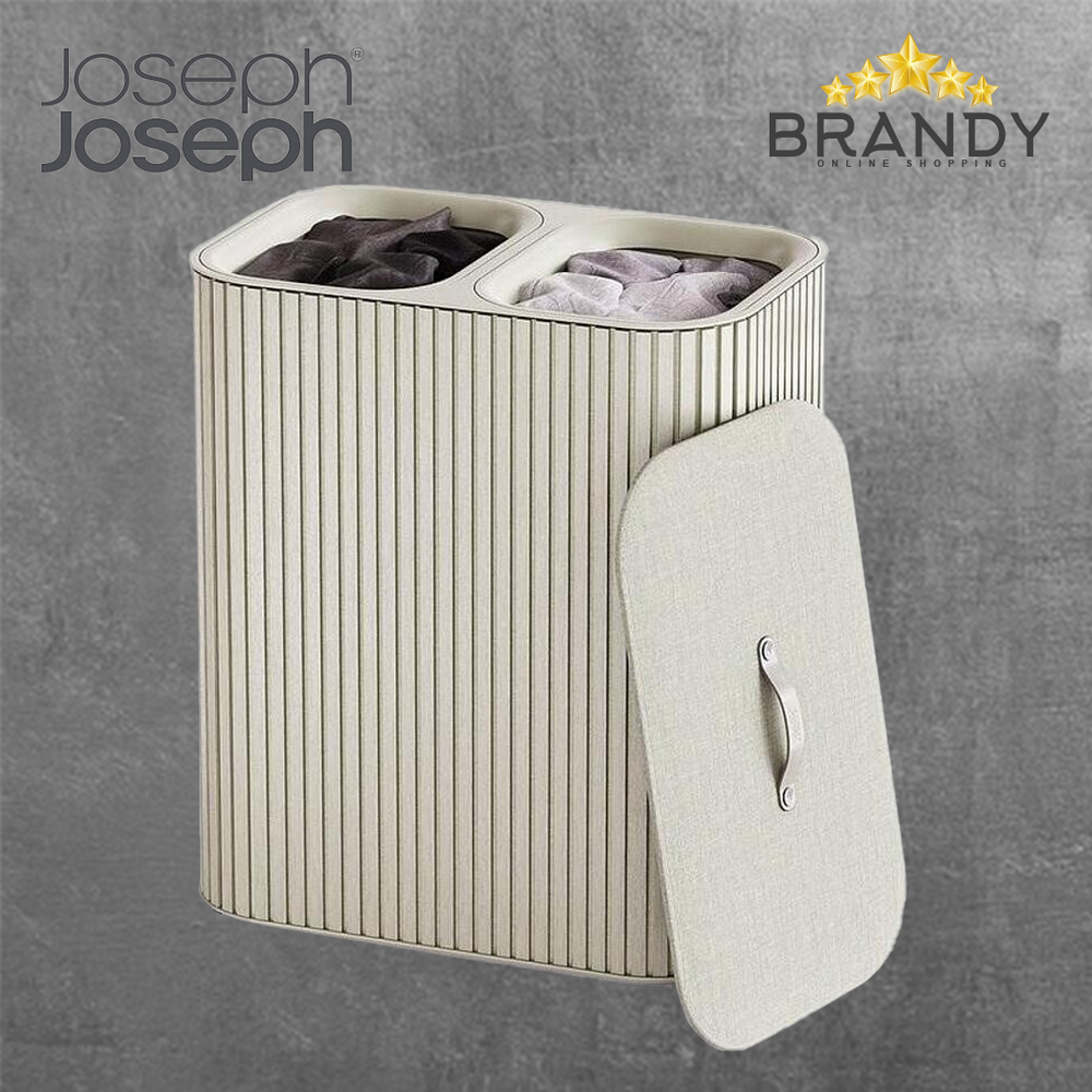 Joseph Joseph Tota Luxe 90L Laundry Separation Basket Ecru
