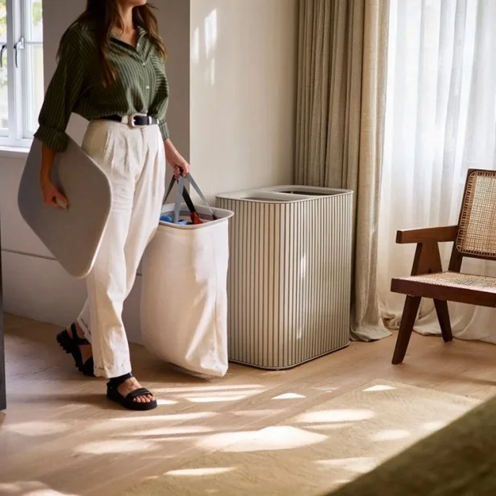 Joseph Joseph Tota Luxe 90L Laundry Separation Basket Ecru