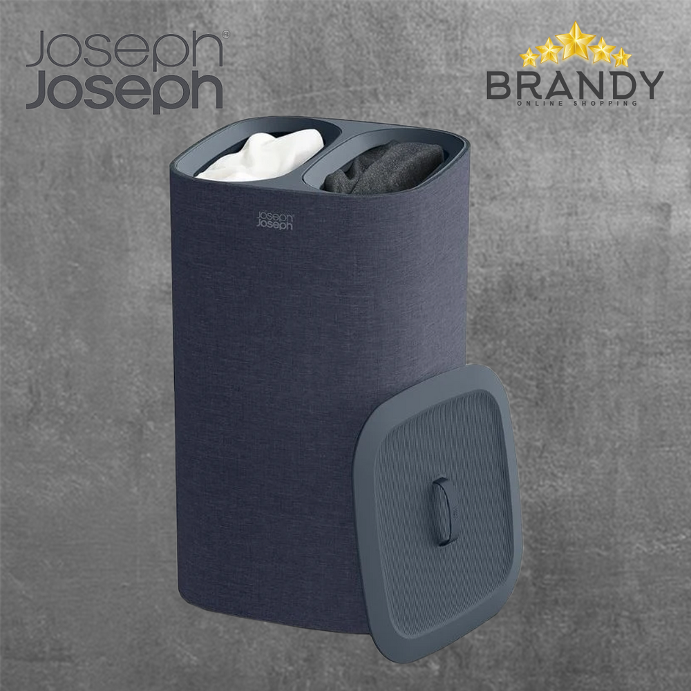 Joseph Joseph Tota 60L Black Laundry Separation Basket 50002