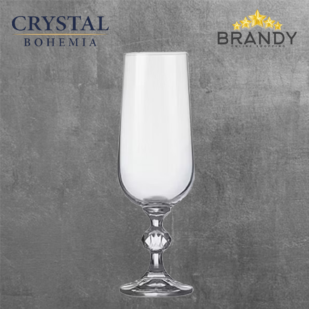 Champagne Glasses Set 6pcs Crystal Glass 170ml