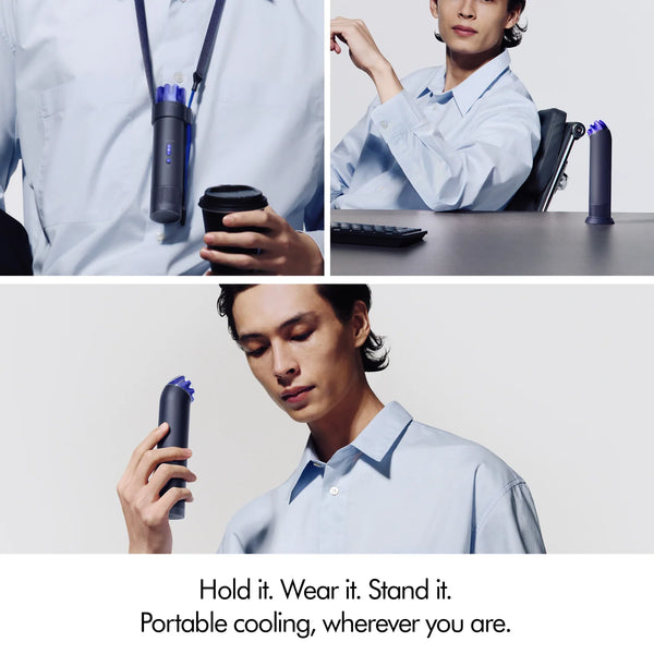 Dyson HushJet Mini Cool PF01 Portable Fan - Dark Blue