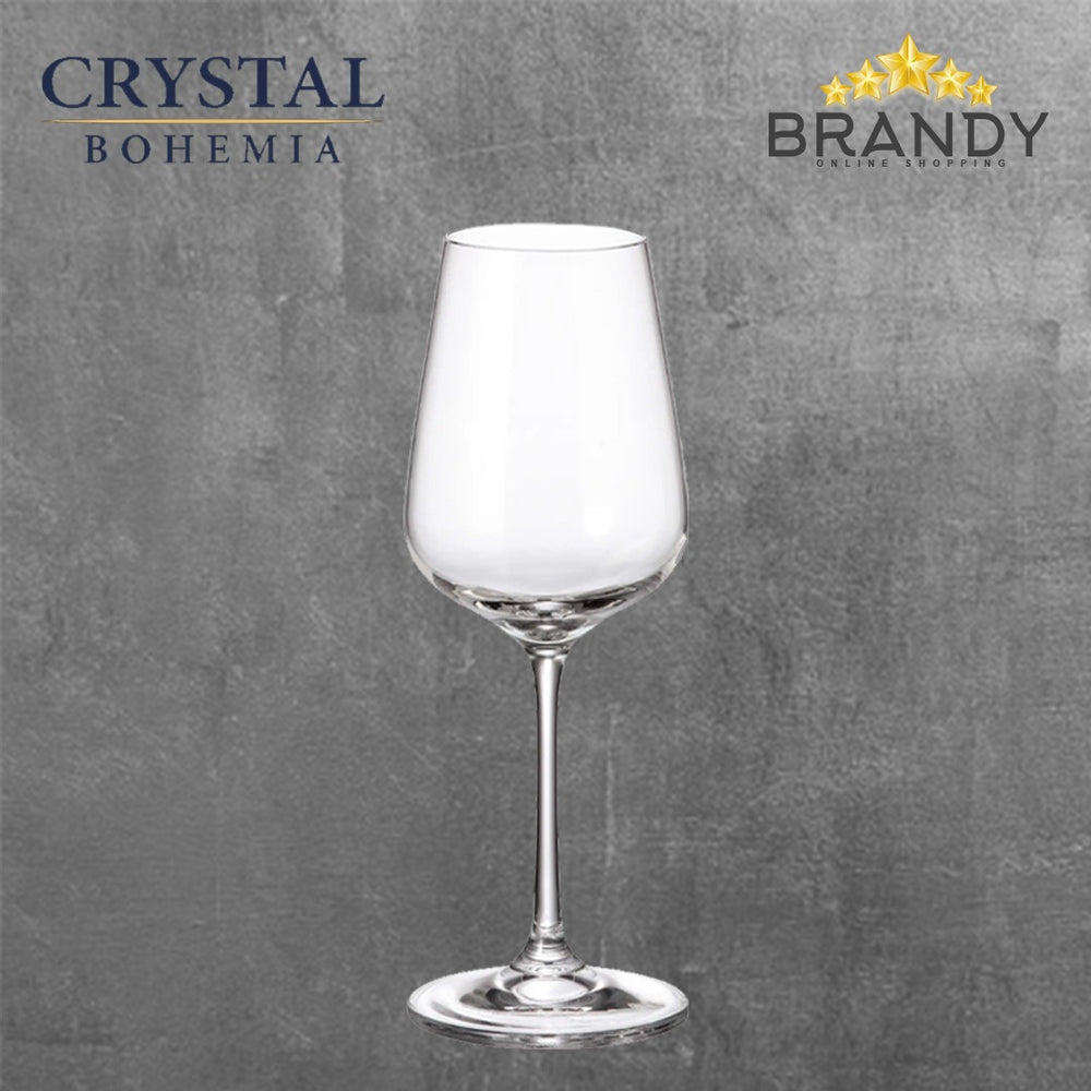 Strix Wine Glasses Set 6pcs, Crystal Glass, 360ml & 450ml