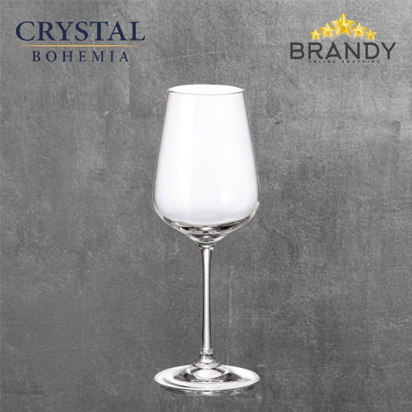 Strix Wine Glasses Set 6pcs, Crystal Glass, 360ml & 450ml