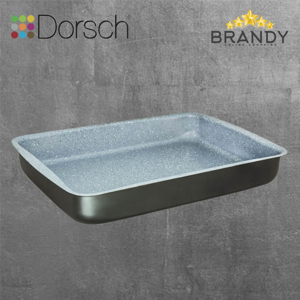 Lifetime Granite Rectangular Oven Tray - Proglider Non-stick
