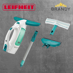 Leifheit Dry & Clean Window Vacuum All-in-One Set 28/17 cm Nozzles 51016