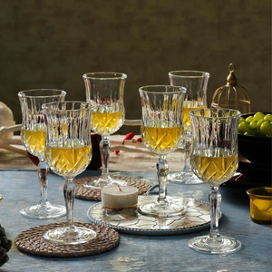 Opera Wine Glasses Set 6pcs, Crystal Glass, Made in Italy