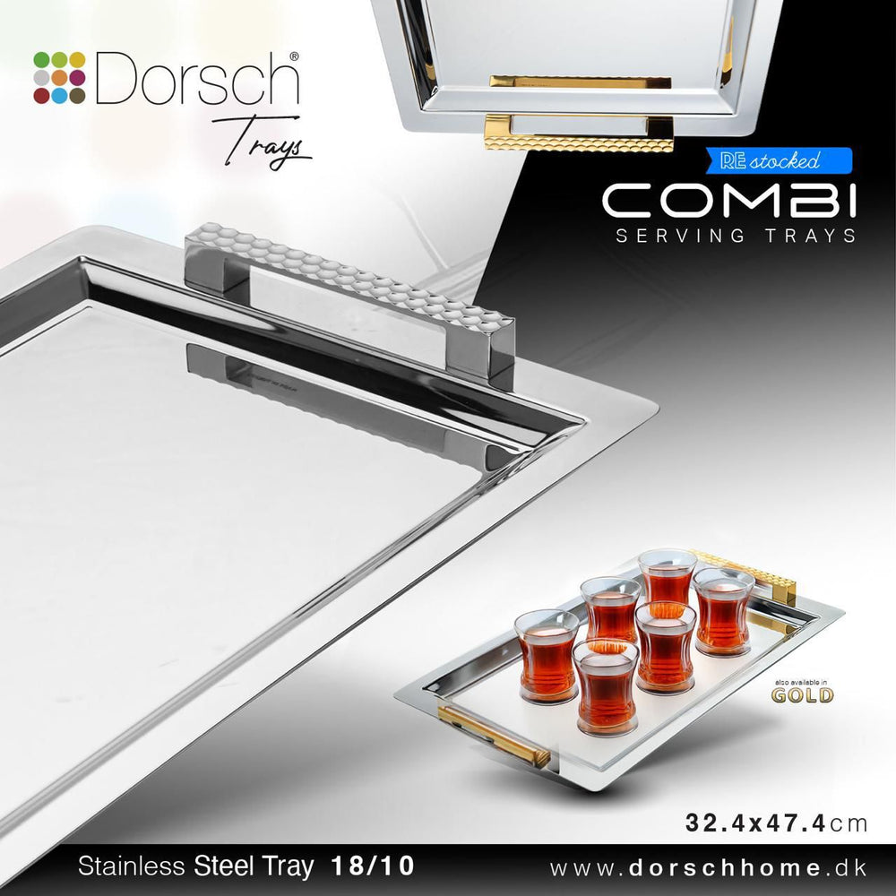 Combi Serving Tray Stainless Steel