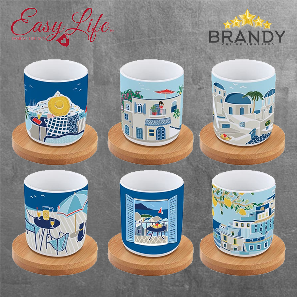 Sea Dreams Espresso Cups Set 6pcs