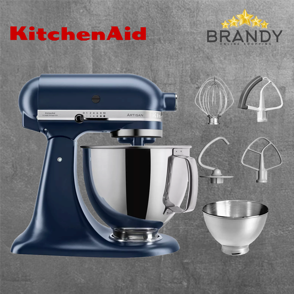 Artisan Stand Mixer 4.8L Dark Blue with 10 Speeds