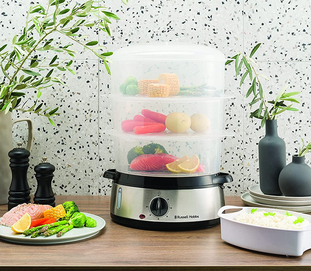 Steam Cooker 19270, 9L Capacity, Stainless Steel